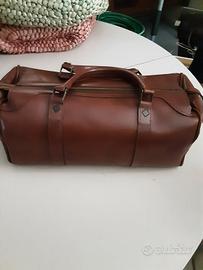 borsa da viaggio in pelle vintage