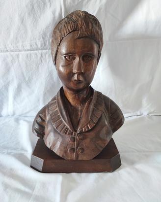 busto in legno