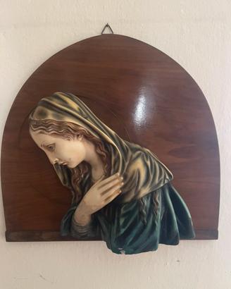 Coppia di bassorilievi religiosi