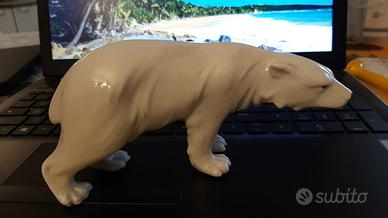 Orso polare in porcellana vintage