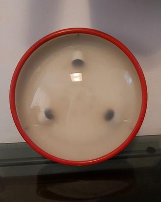 plafoniera da soffitto o parete metallo smaltato