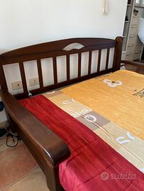 divano letto matrimonale in noce