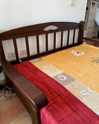 divano letto matrimonale in noce
