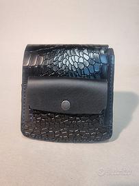 Portafoglio Midnight (versione Croc) artigianale 