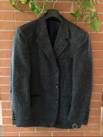 Lebole Giacca uomo pura lana toni blu Tg. 48