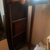 tavolo in legno massello più sedie impagliate 