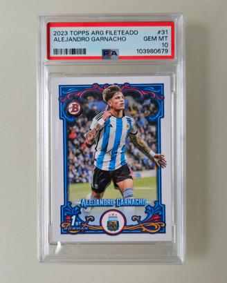 PSA 10 Garnacho 2023 Topps Argentina Fileteado #31