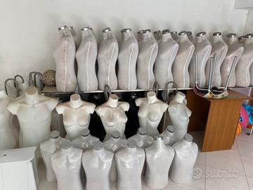 Manichini mezzobusto in stock (x chiusura negozio)