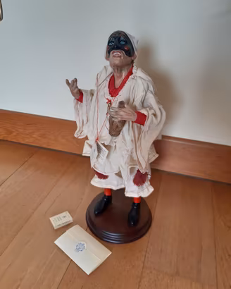 Pastore Pulcinella Fiasco Napoli Giannotti 35 cm