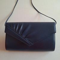 Elegante Pochette a Tracolla Blu Notte Vintage