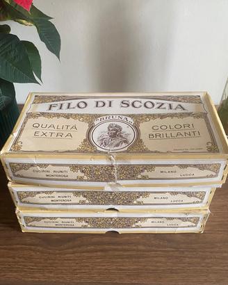 Matasse filo di scozia n 16 come nuove