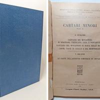 CARTARI MINORI. VOL. I. - E. DURANDO 1908