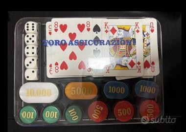 Set fiches carte dadi