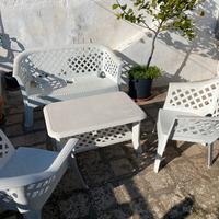 Salottino da giardino completo