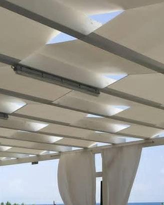 Tende PVC per copertura in legno
