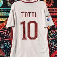 Maglia nike AS Roma 2016/17 Totti 10 XL firmata