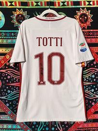 Maglia nike AS Roma 2016/17 Totti 10 XL firmata