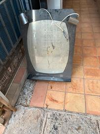Specchiera bagno vintage