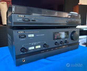 Stereo AIWA MX-D8Z + giradischi PX-ED9E