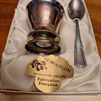 Set Vintage "Le Mouflon" - Portauovo e Cucchiaino