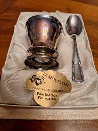 Set Vintage "Le Mouflon" - Portauovo e Cucchiaino