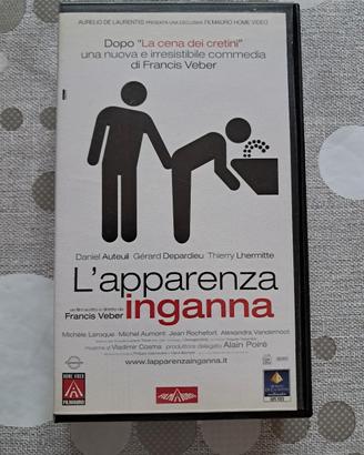 Cassetta VHS film "L'apparenza inganna"