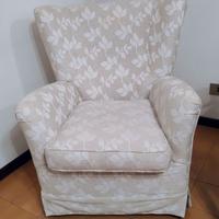 Poltrona salotto con rotelle