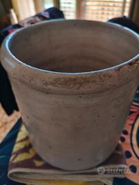 Vaso in ceramica vintage anni ’60 – 21x20 cm