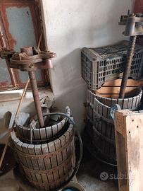 presse per vino da sistemare