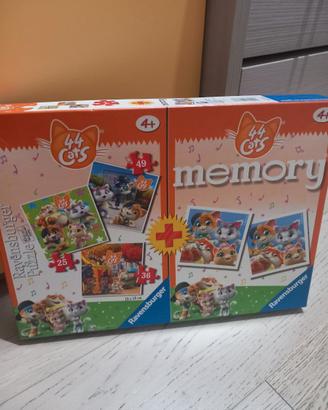 Puzzle e Memory 44 gatti