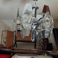 lampadario oscar torlasco anni vintage