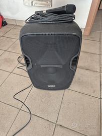 Cassa portatile con microfono