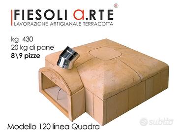 Forno a legna Linea Quadra modello 120