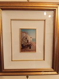 Quadro “Riparatrice di reti” di Piero Caruso