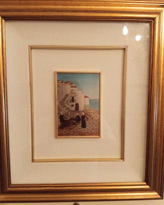 Quadro “Riparatrice di reti” di Piero Caruso