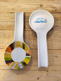 Cucchiai poggia mestolo in ceramica – come nuovi
