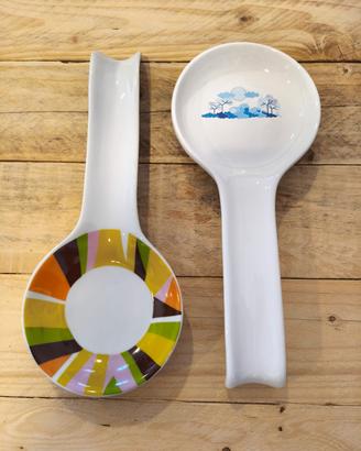 Cucchiai poggia mestolo in ceramica – come nuovi
