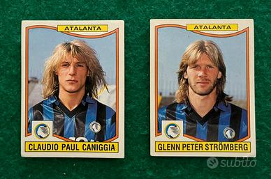 STROMBERG CANIGGIA Atalanta 1990 91 Panini Sticker