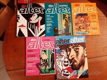 ALTER LINUS Lotto di 5. 1983-1985. ADESIVO