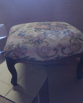 Pouf legno e stoffa