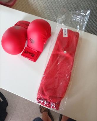 kit protezione karate taglia s