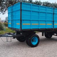 Rimorchio agricolo alberti 140 ql trilaterale