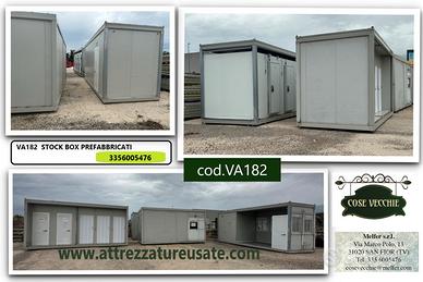 Stock di 5 box prefabbricato container