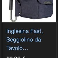Seggiolino tavolo inglesina fast