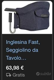 Seggiolino tavolo inglesina fast