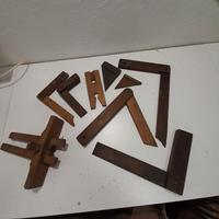 squadrette in legno vintage