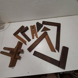 squadrette in legno vintage