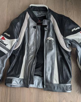 giacca da moto in pelle