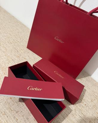 Sachetto e scatola Cartier con certificato ❤️✨