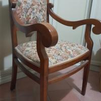 sedia di legno anni 50